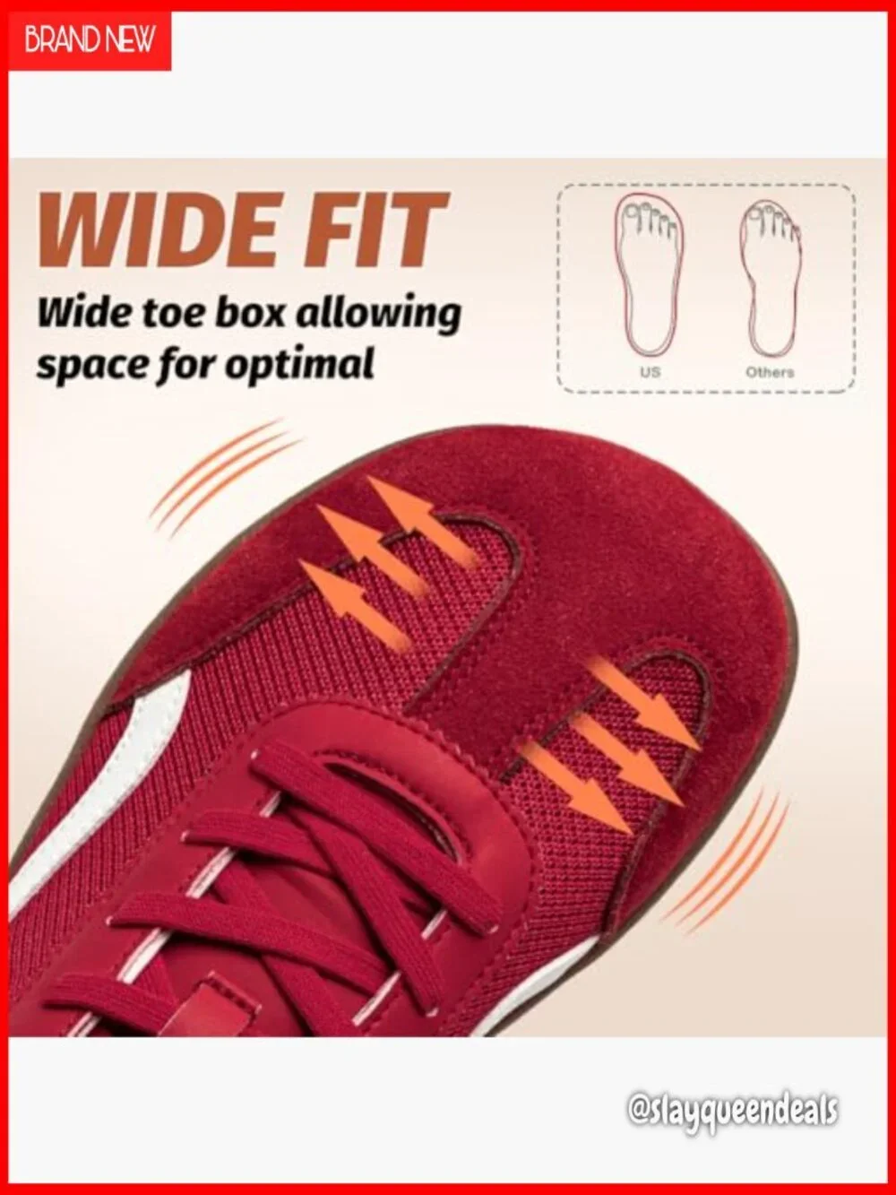 Mesh Slip-On Sneakers Wide Toe Box Zero Drop Barefoot Walking Shoes
